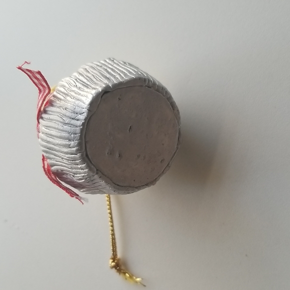 Christmas Tree Ornament Ice Cream Sunday with Cherry on Top - Picture 3 of 4